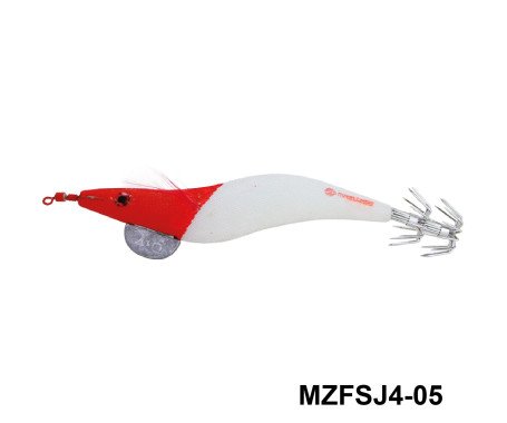 AQUA MARINE - Cloth Squid Jig Lure with Glow (4)